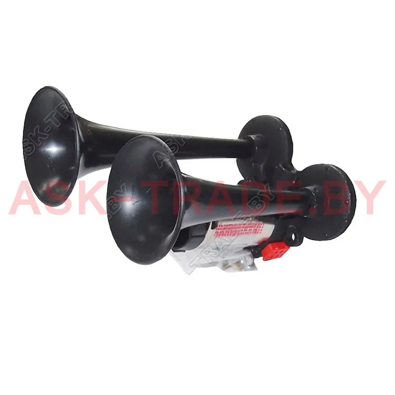 Сигнал 2-рож./12V пластик с компрессором AIRLINE