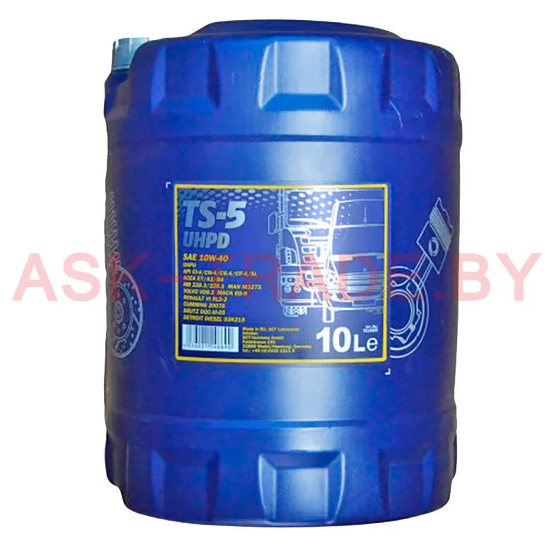 Масло 10W40 10л Mannol Truck Special TS-5   QR