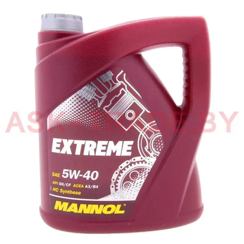 Масло 5W40 5л Mannol Extreme
