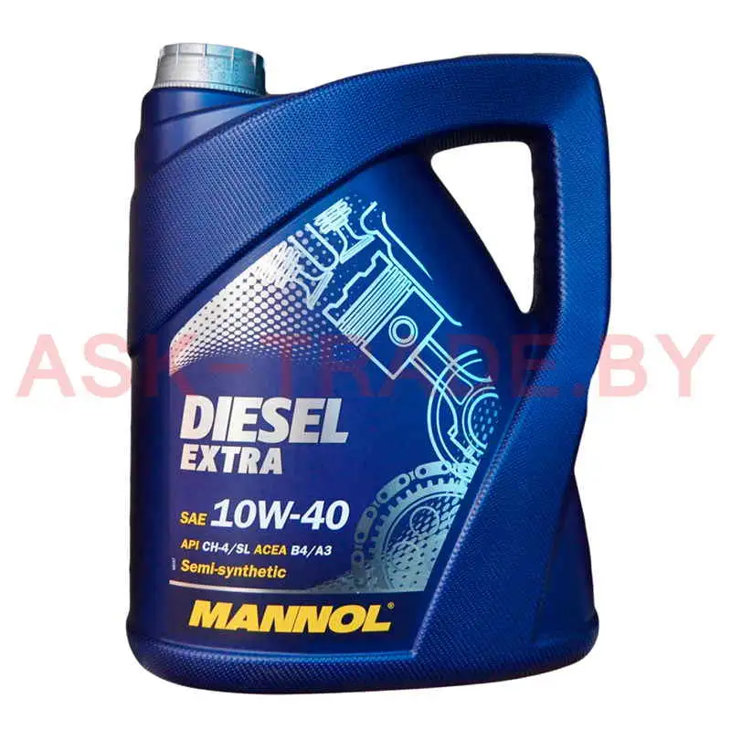 Масло 10W40  5л Mannol Diesel Extra   QR