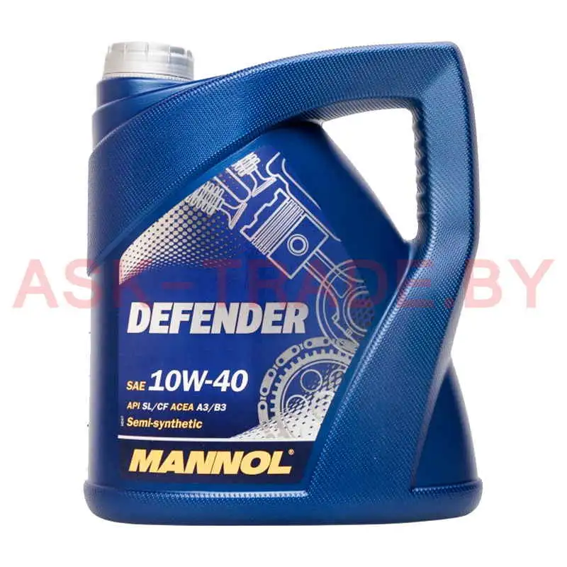 Масло 10W40  5л Mannol Stahlsynt Defender   QR