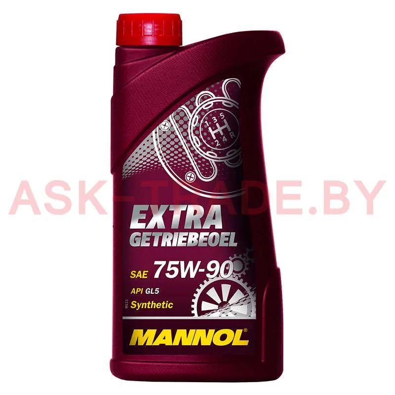 Масло 75W90 1л  трансмиссион. GL-5 Mannol