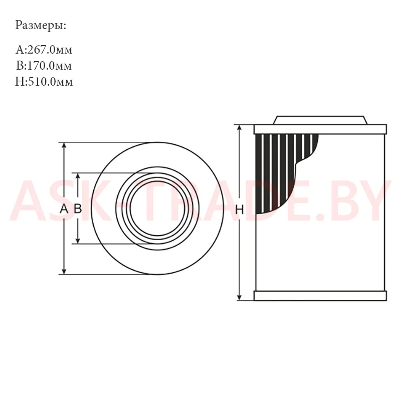 Фильтр воздушный SB 2106 "SCT" (TSN)