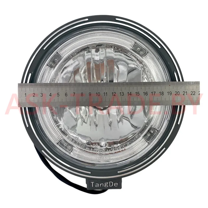 Прожектор хром. D220мм с подсветкой LED (ДИОД) TD-64-045