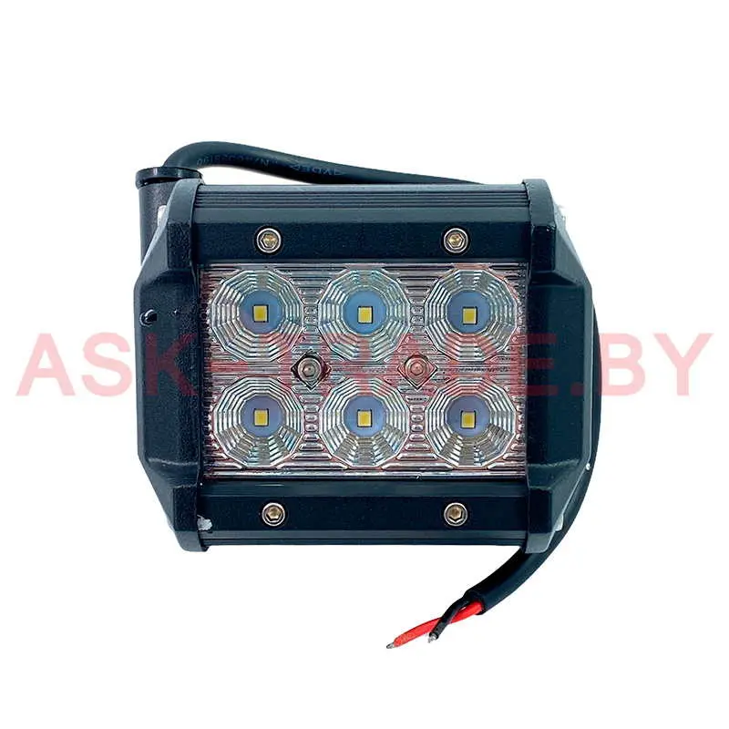 Фара рабочего света C3 прямоуг. 18W LED