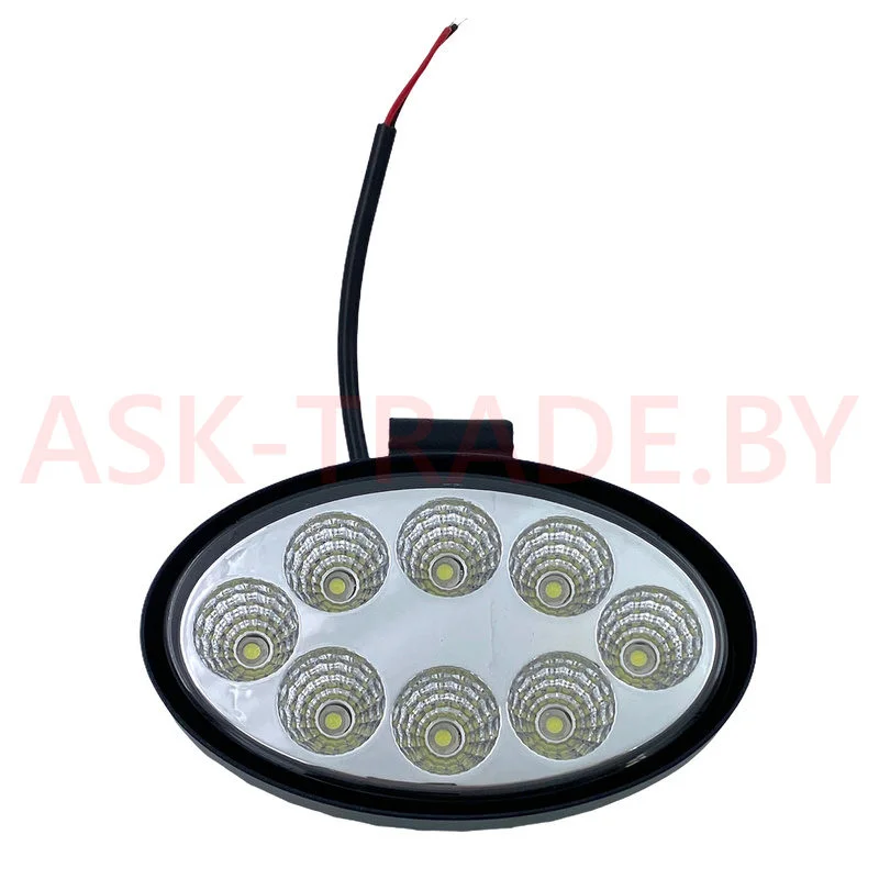 Фара рабочего света 5024С овал. 24W LED
