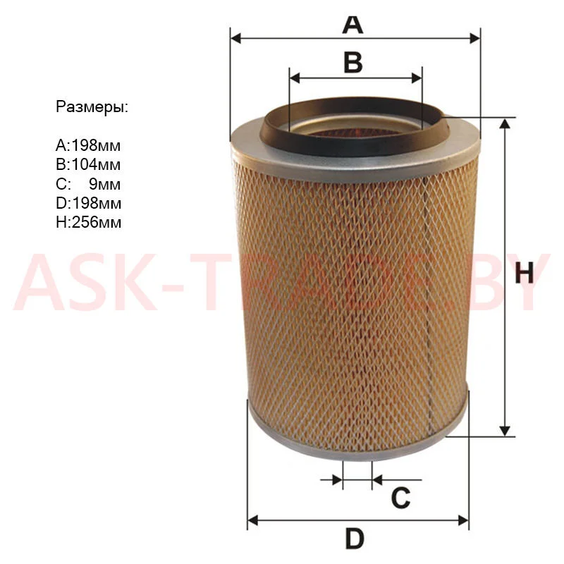 Фильтр воздушный АМ 418 "Filtron" (SB3090)